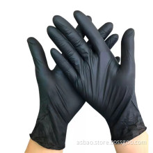 Powder Free Flexible Black Vinyl Nitrile Blend Gloves